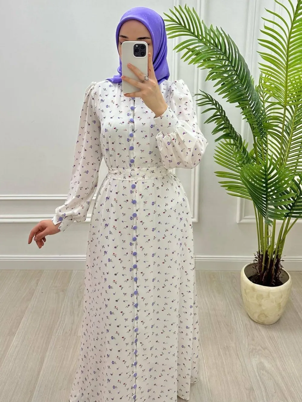 

Eid Women Dress Muslim Abaya Sweet Print Party Jalabiya Ramadan Long Dresses Vestidos Largos Arab Long Robe Morocco Kaftan 2025