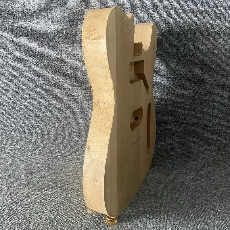 

KB318 Корпус телегитары из цельного дерева, незавершенный, без красок, с 2 звукоснимателями-хамбакерами, струнный корпус для правой руки для DIY