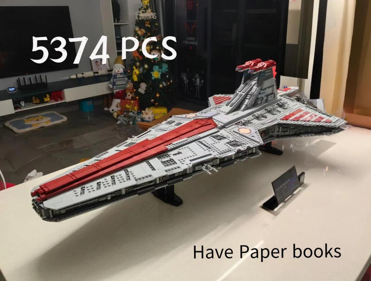 2023 nuovo 75367 più grande classe Venator repubblica attacchi Cruiser Building Set Blocks mattoni giocattoli per regali di natale ragazzo adulto