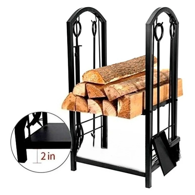 Cross-border burning bracket firewood stand outdoor camping
