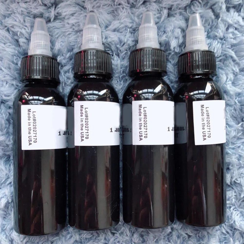 30ml/60m/120ml Black Tattoo Ink Pigment Professional DIY Ink Pigment Practice Tattoo Ink Body Art Tattoo Pigment