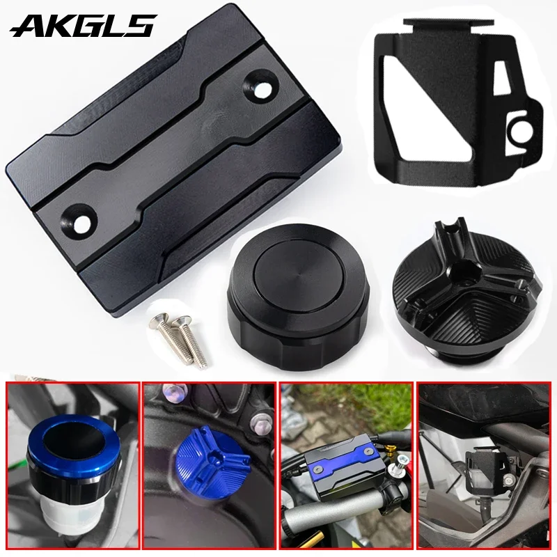 MT09 MT-09 mt 09 FZ09 2014-2022Accessories Front and Rear Brake Fluid Cover Protective Shell and Fill Port Protective