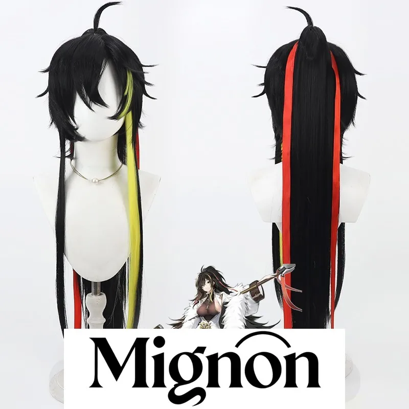 

Парик для косплея Azur Lane An Shan, черный съемный хвост, легкий крейсер, подарок на Хэллоуин