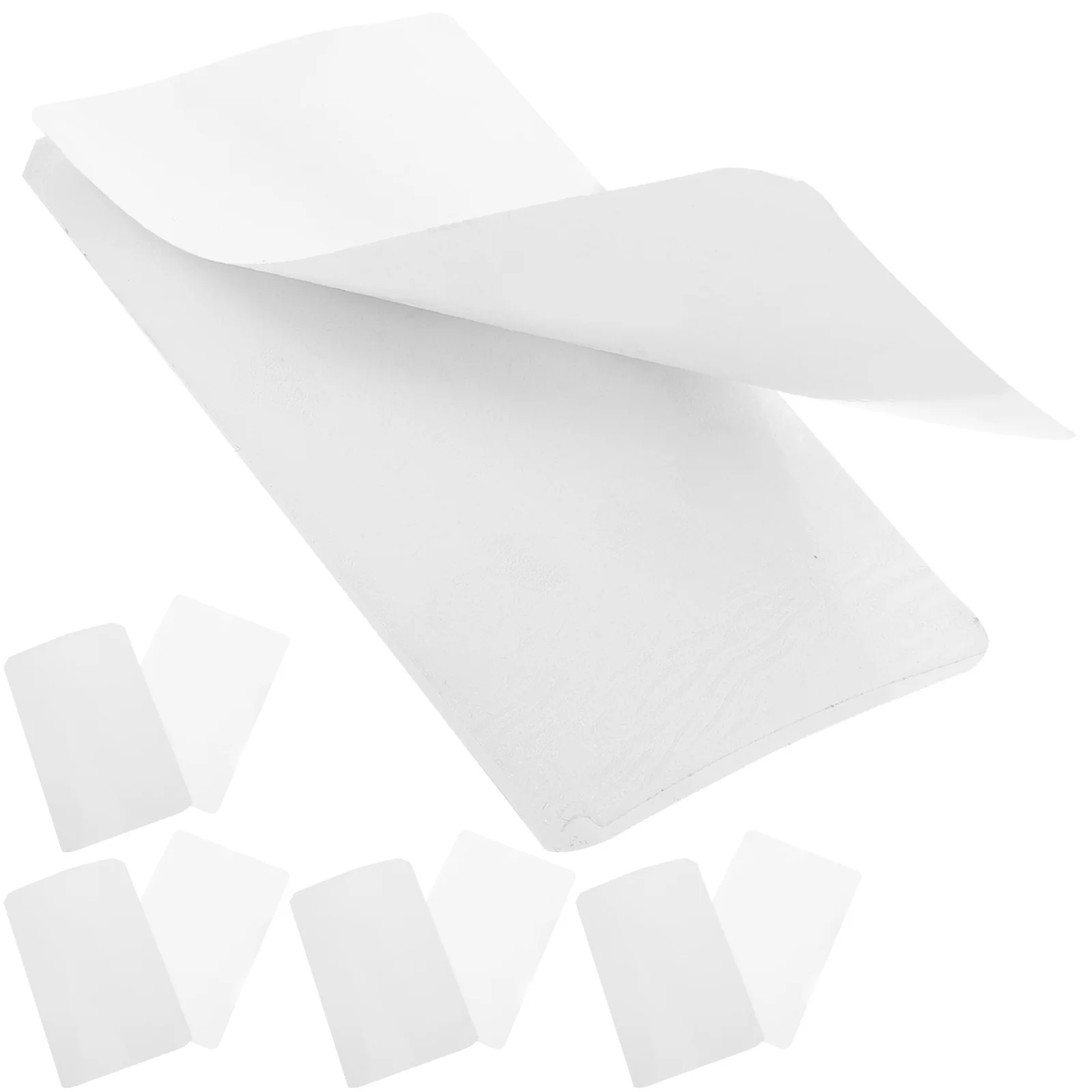 5pcs ผ้าม่านซ่อมแพทช์ผ้าม่านแนวตั้งแผ่นเปลี่ยนอลูมิเนียม Fix แท็บคลิปฟื้นฟูอุปกรณ์เสริม