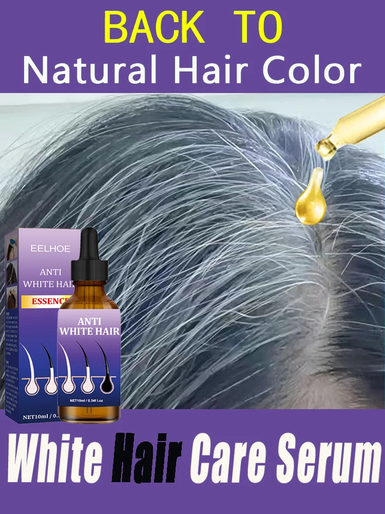 

White To Black Natural Color Repair Nourishessence Anti-gray Anti Loss Care Men Women