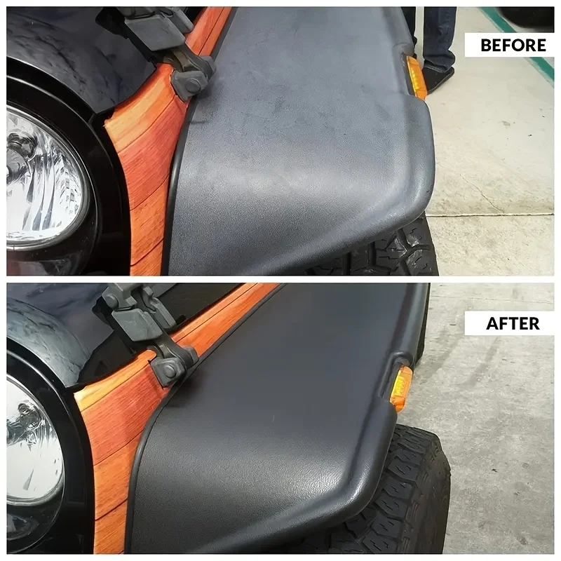 Car Tire/Plastic Repair Gel - Scratch/Oxid Remover, UV Shield for Tires/Bumpers/Trim, Safe on Rubber & Plastic image 6