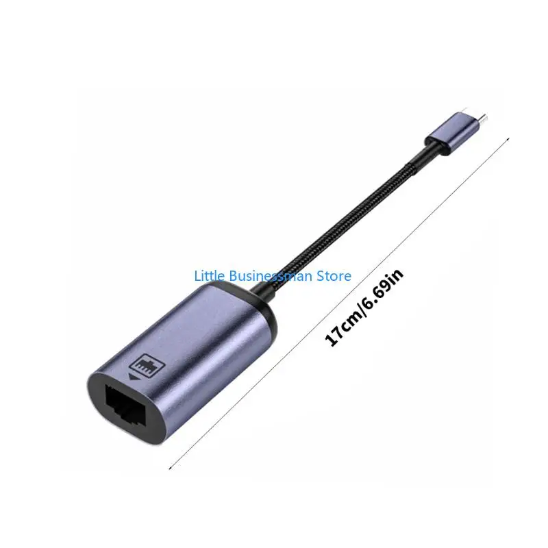 Typ-C-auf-RJ45-Ethernet-Adapter, USB-C-auf-RJ45, unterstützt Ethernet-Netzwerke M76A – Detail 6