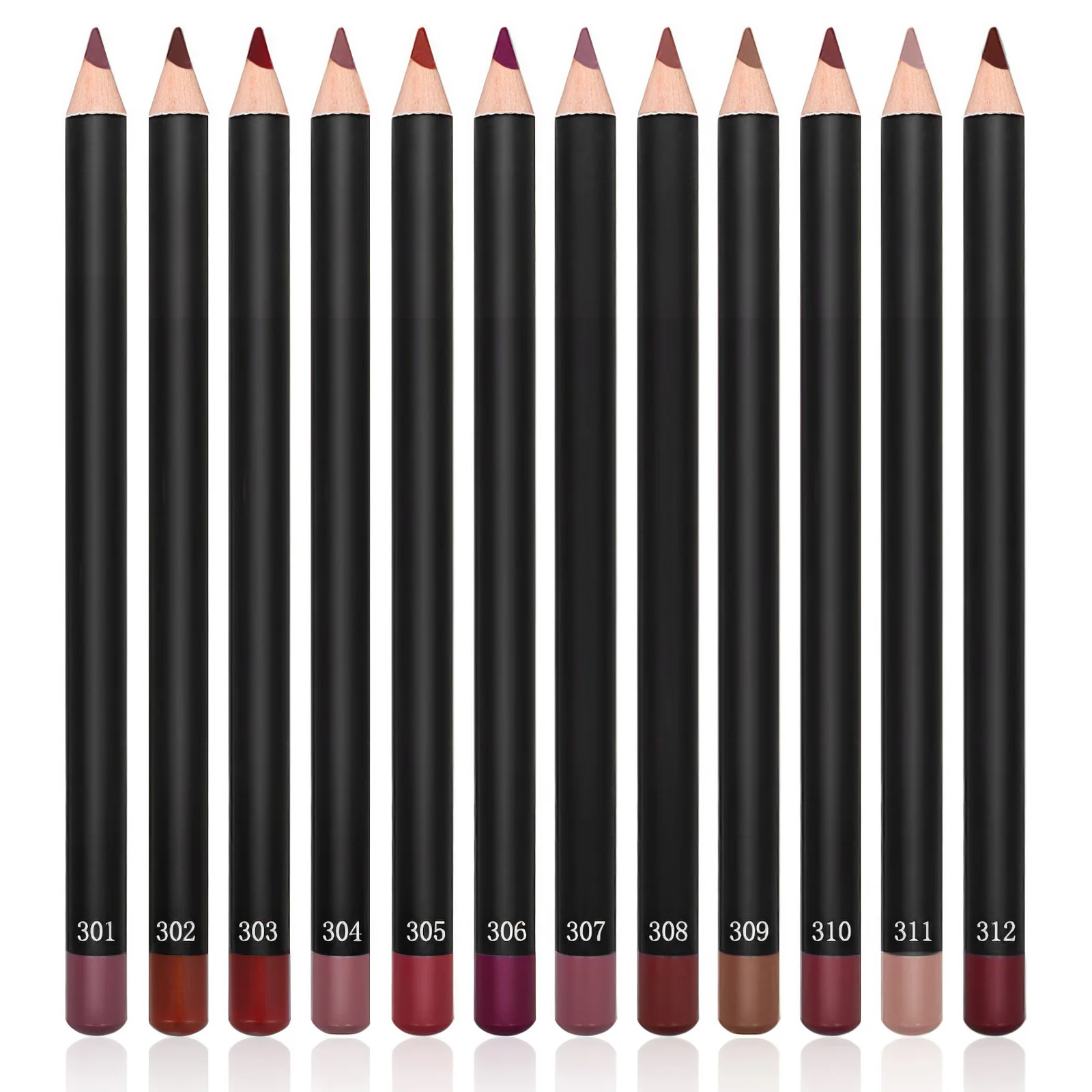12Pcs Lip Shaping Pencil Set Waterproof Lightweight Formula Nourishing for Dry Lips Crisp Lines Every Time Lip Liner