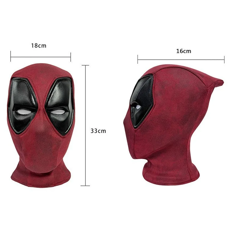 New Cosplay Ornament Deadpool Wade Wilson Headgear Cap Hat Action Figurine Desk Collectible Anime Model Toys Figures Gift