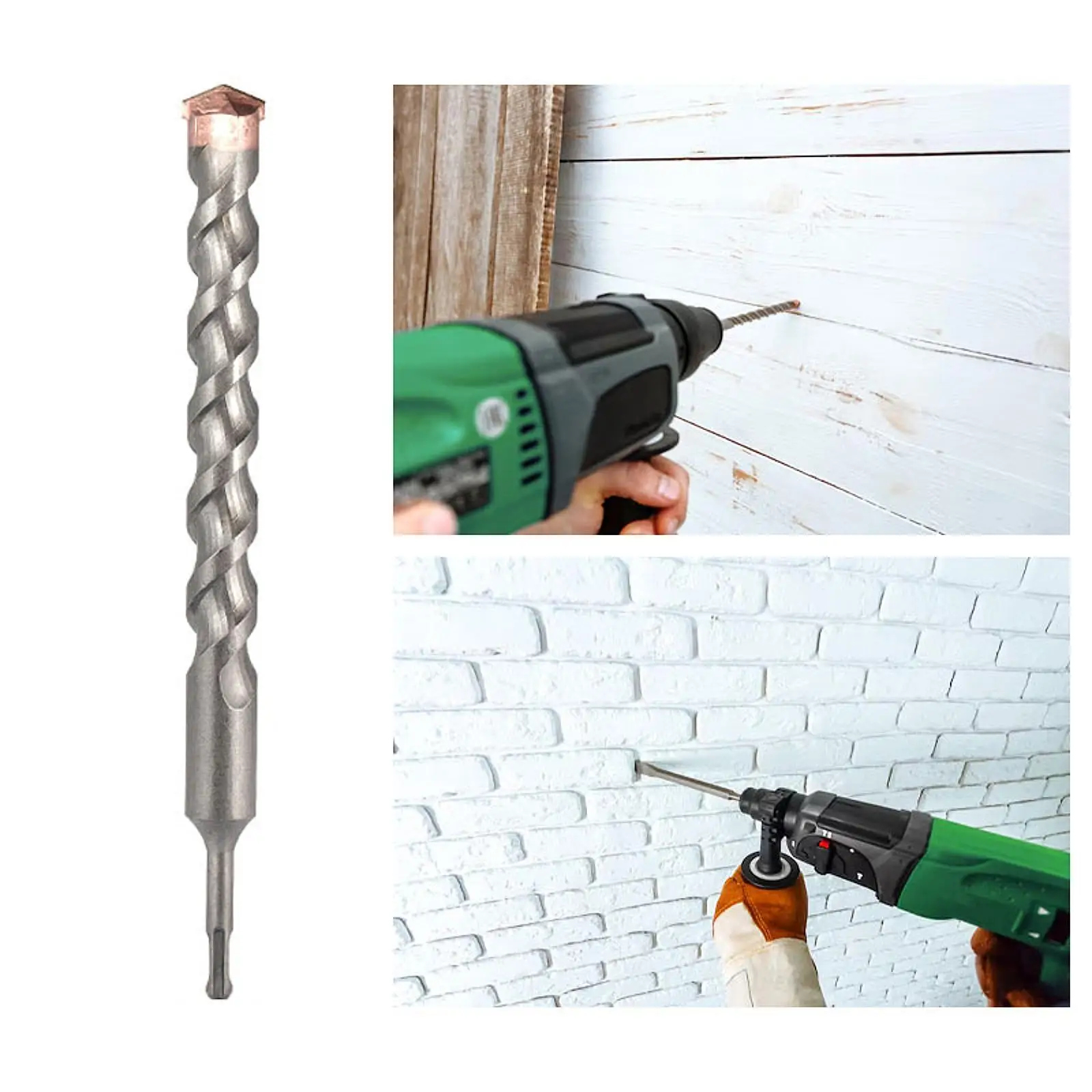 Twist Drill Bit Premium High Performance Carpentry Tool Tungsten Steel Drilling Tool for Concrete Granite Ceramic Brick Tile