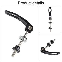 Lightweight And Portable M5 Bicycle Quick Release Seat Clamp Screw Convenient Bike Part For Seat Height Adjustment
