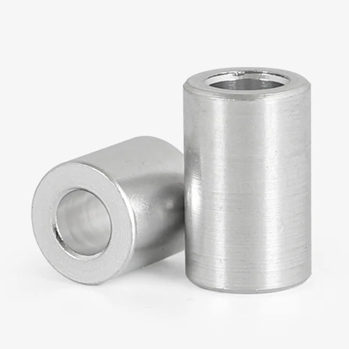 Imagen 2 del producto 1-100 Uds M1-M12 manguito de bucle de prensado de aluminio virola de cuerda de alambre abrazadera redonda de un solo orificio diámetro 1 1,2 1,5 2 2,5 3 4 5 6 8 10mm