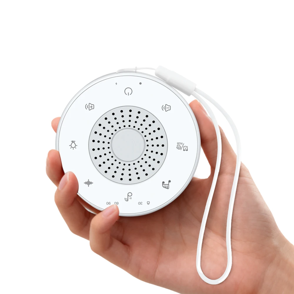 White Noise Machine Lullaby Timer Baby Monitor With Night Light