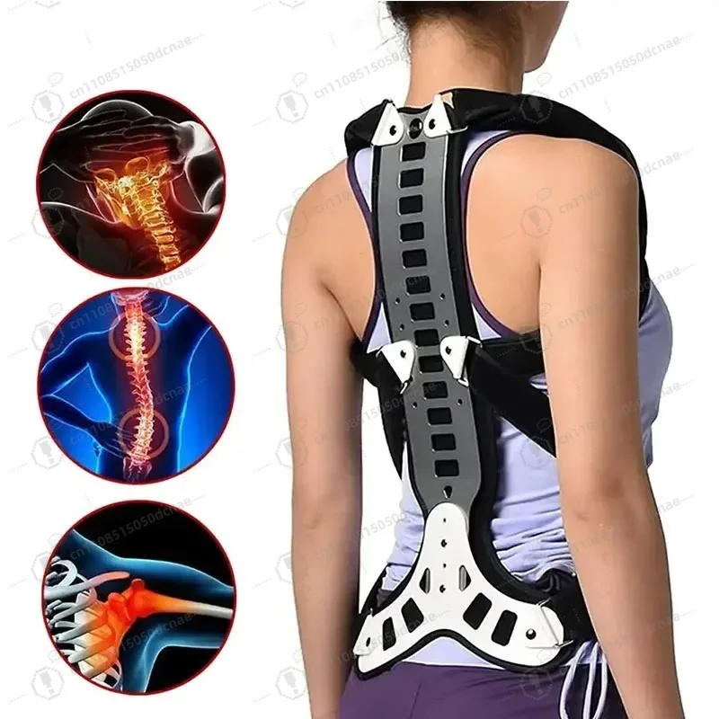 Adjustable Back Brace Posture Corrector for Men Women Spine Support Scoliosis Hunchback Straightener Trainer