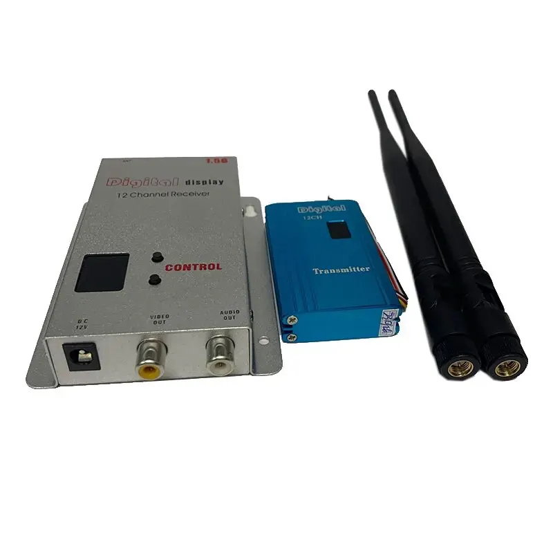 Long Range FPV / Drone Video Transmitter 1.5Ghz 12 Channels Wireless Image Sender 1.4G/1.5G/1.6G