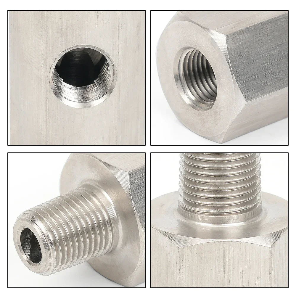Новый разъем датчика давления масла с боковыми отверстиями 1/8 NPT «мама» на 1/4NPT 1/8NPT 1/8BSPT M10 M12 M14*1,5 Тройник калибра линии подачи