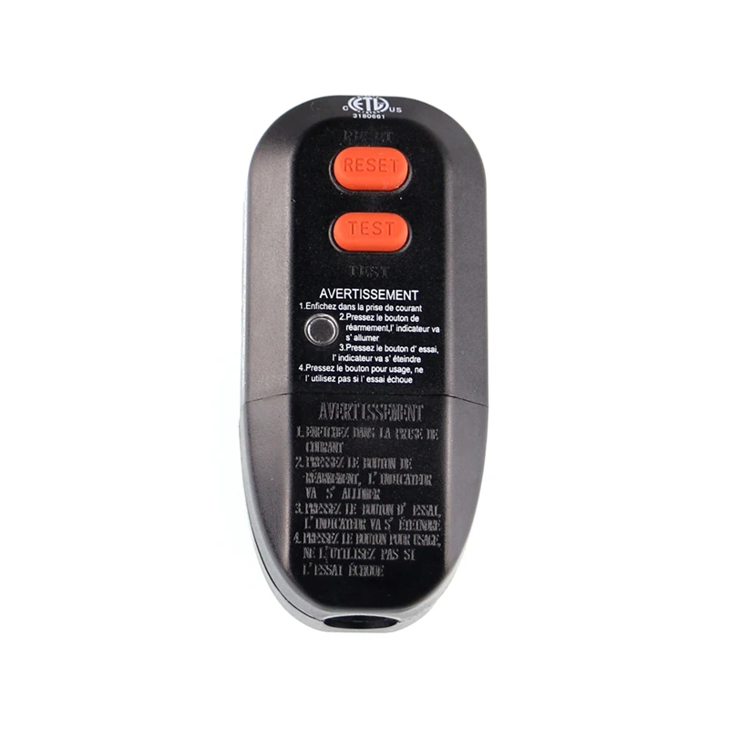 

AB33-GFCI Plug Replacement,Replacement Plug 2-Prong 15Amp 2-Wires Ground Fault Circuit Interrupter Safety Plug US Plug