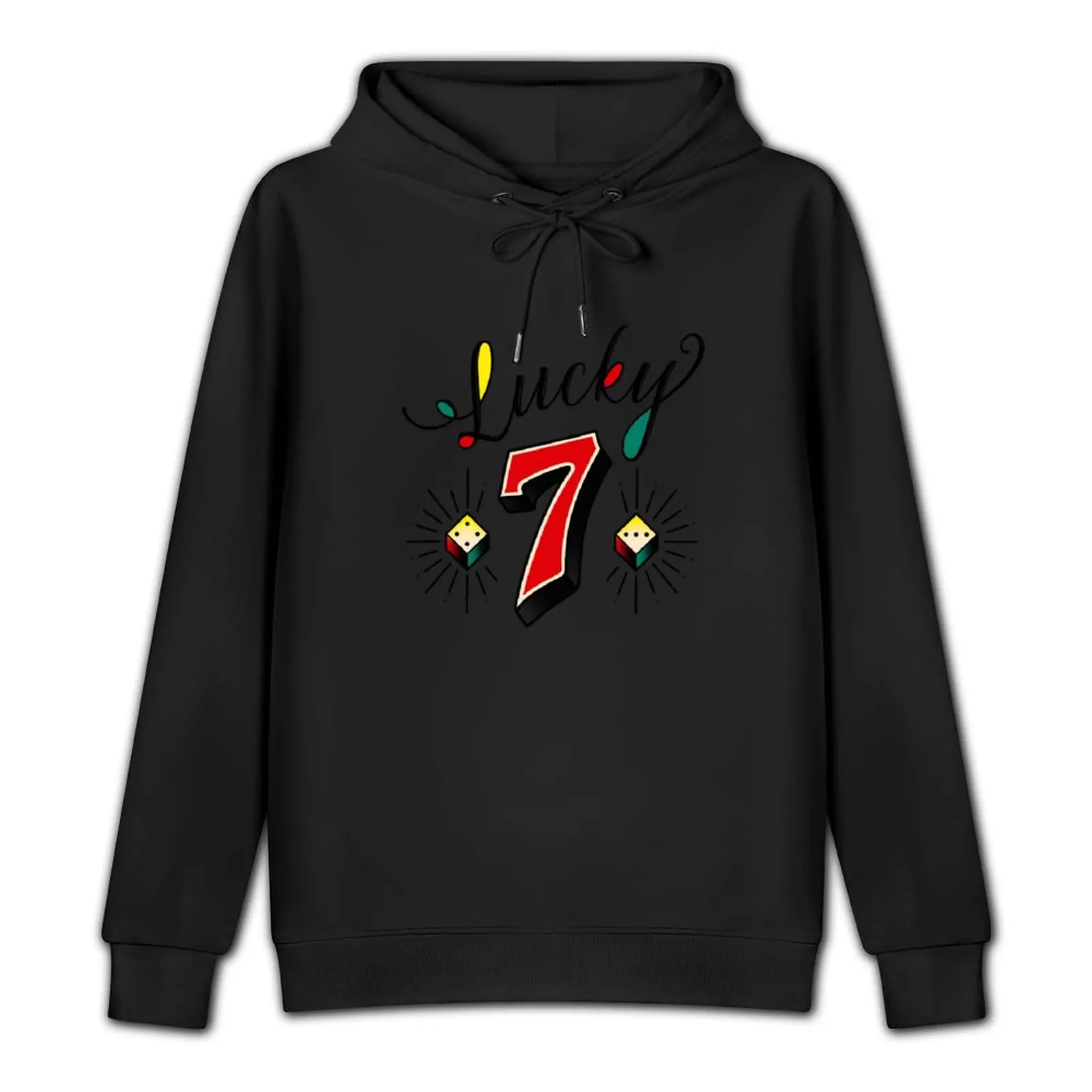 Lucky 7 Pullover Hoodie men's autumn clothes men clothes blouse men's hoodie sweatshirt