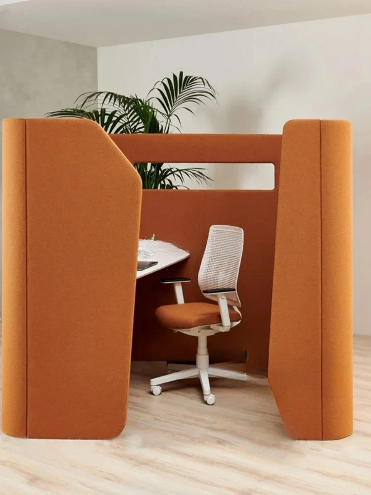 Modern Simple Enclosed Single Station Soft Bag Semi Surrounded