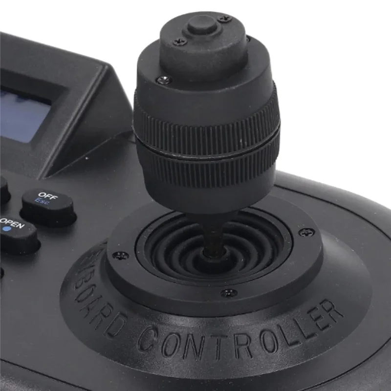 Contrôleur de clavier PTZ Joystick 4D 4 axes RS485 pour caméra PTZ DVR XVR enregistreur prise ue
