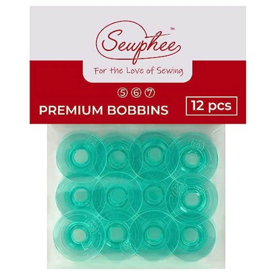 

12 пластиковых шпулек для швейных машин Husqvarna: точная посадка, прочные и долговечные аксессуары и комплектующие для швейных машин