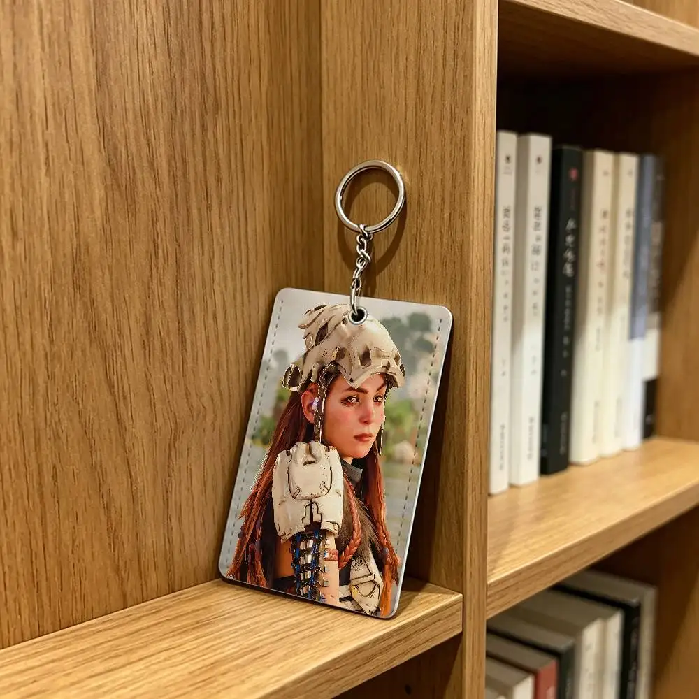 Aloy H-Horizon Z-Zero Dawn Card Holder Keychain