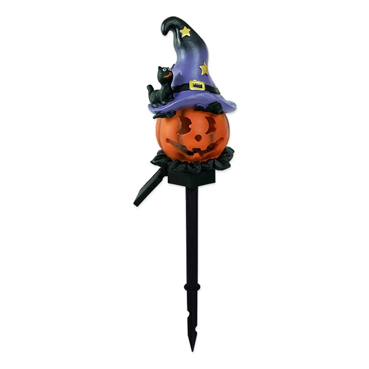 

Solar Pumpkin Lantern Halloween Outdoor Light Atmosphere Light Waterproof Resin Light Suitable for Courtyard Garden