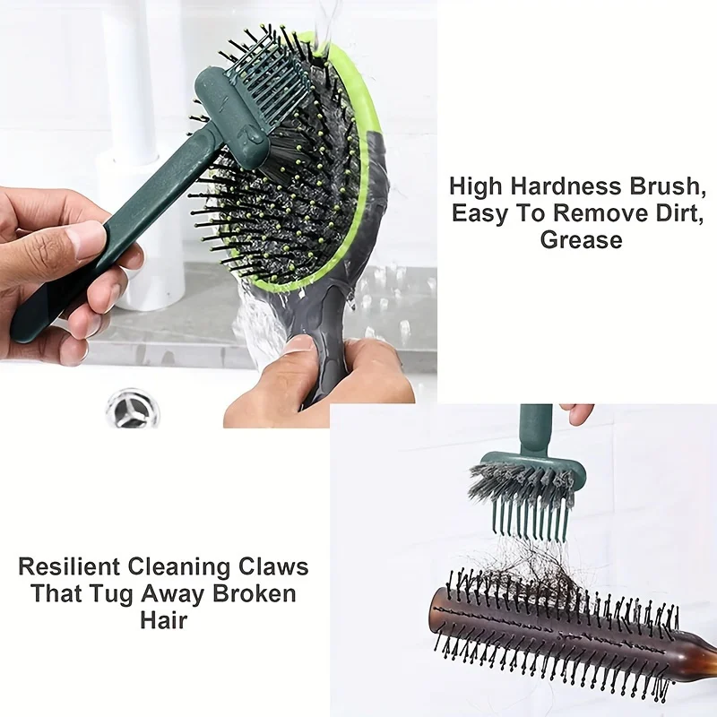 1pc Hair Brush Cleansing Comb Hair Brush Remover for Removing Broken Hair Dust Cleanser Hairdressing Accessories view 5