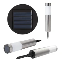 Solar Garden Light Solar Stainless Steel Garden Path Light Outdoor Landscape Light Gate Column Patio Yard Driveway Lawn Light 6