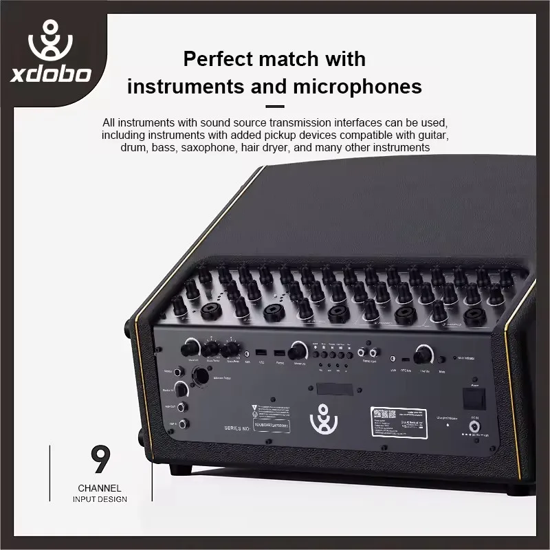 Xdobo-Système audio professionnel Artist Pro, haut-parleurs, musique, scène, karaoké, 600W, woofer, son surround, haut-parleur sans fil, Procesmail.com