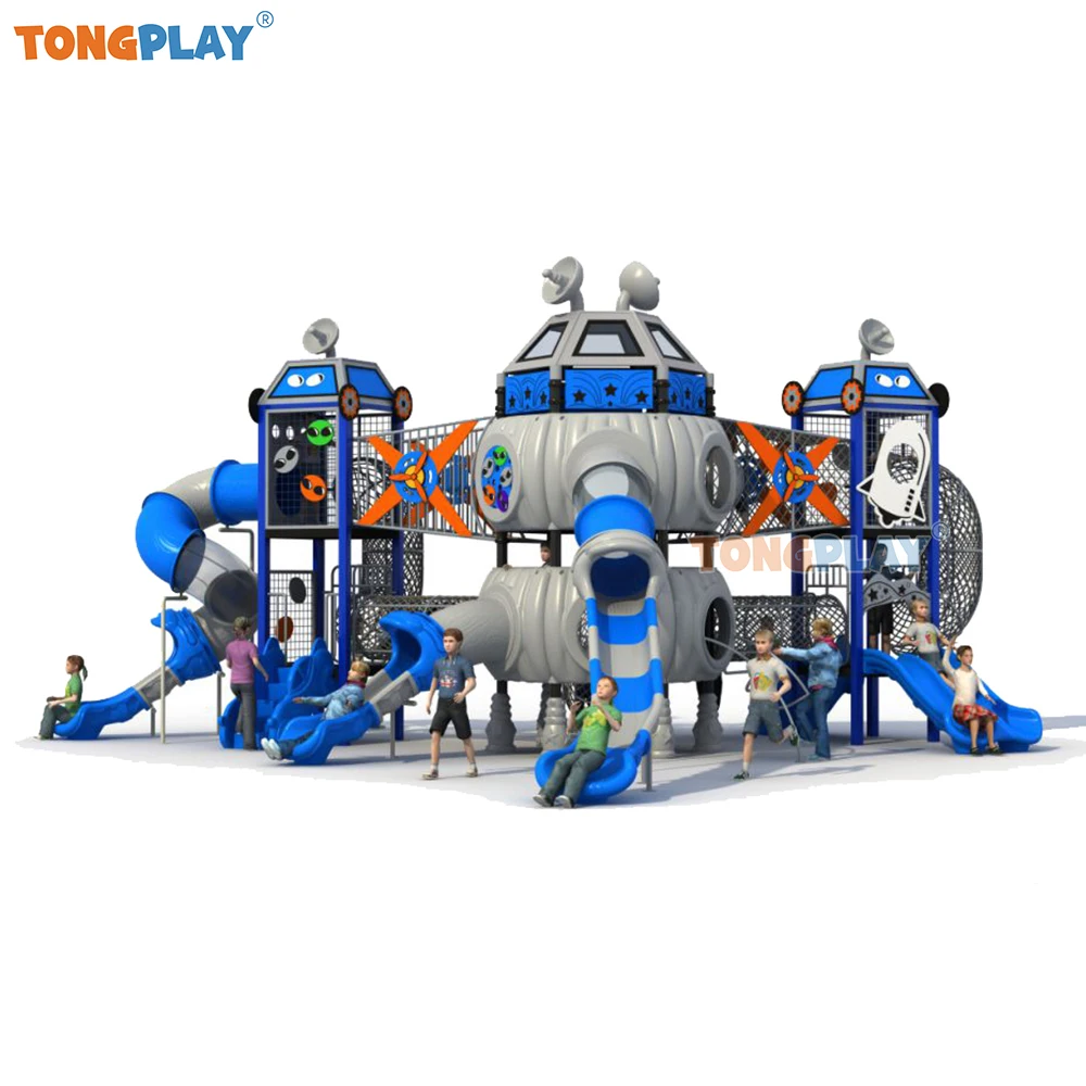 Tong Play Fabriek Directe Verkoop Van Grote Outdoor Plastic Glijbaan Kleuterschool District Klimmen Kinderen Indoor Speeltoestellen