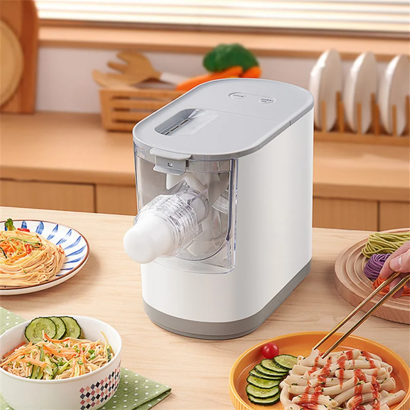 Automatic Pasta Maker Household Pasta Noodle Maker Dumpling Intelligent Noodle Making Machine Electric Dough Mixer 13 Molds