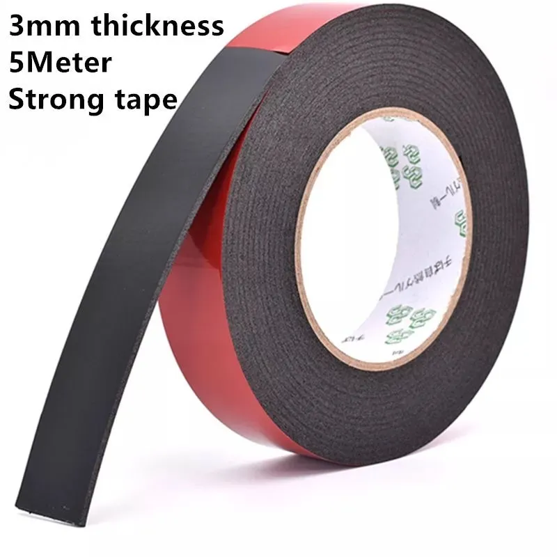 1Pcs 0.5มม.-ความหนา2มม.Super Strong กาวสองด้านโฟมเทปสำหรับติดตั้ง Fixing Pad Sticky