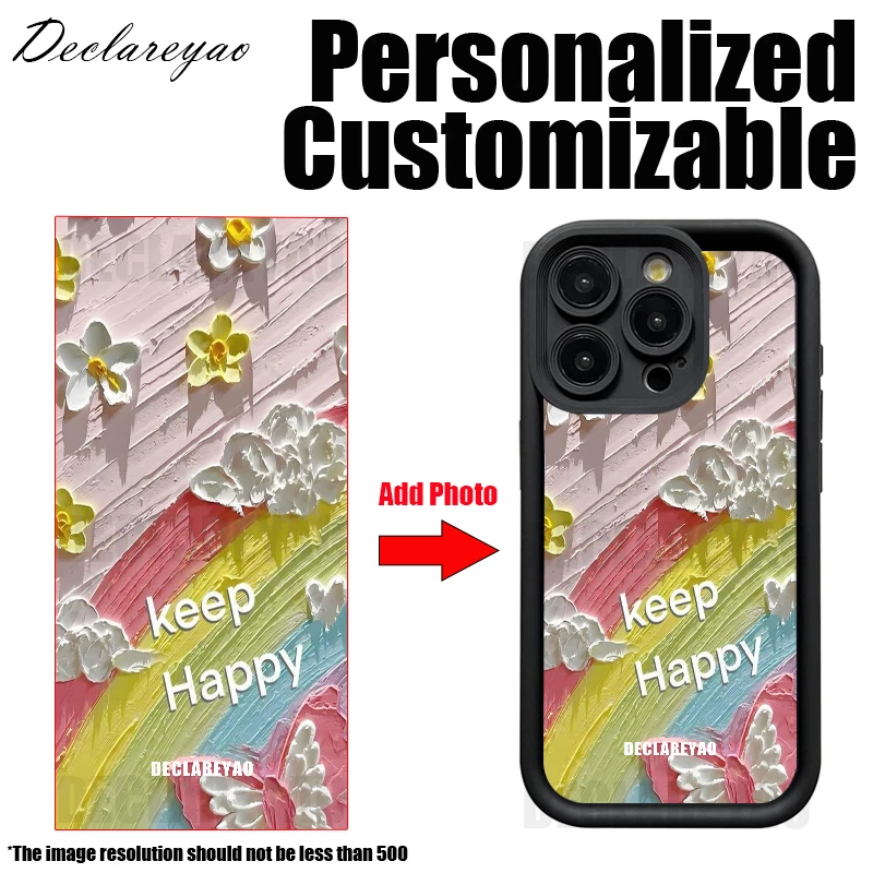 

Персонализированный чехол для Apple iPhone 16 Pro Max 15 14 Plus 13 12 Mini 16e, мягкий силиконовый чехол с изображением фото