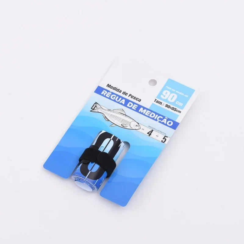 1Pc Waterproof Fish Measuring Ruler Foldable Fishing Measuring Tape Sticker Fishing Accessories Tackle for Saltwater Freshwater