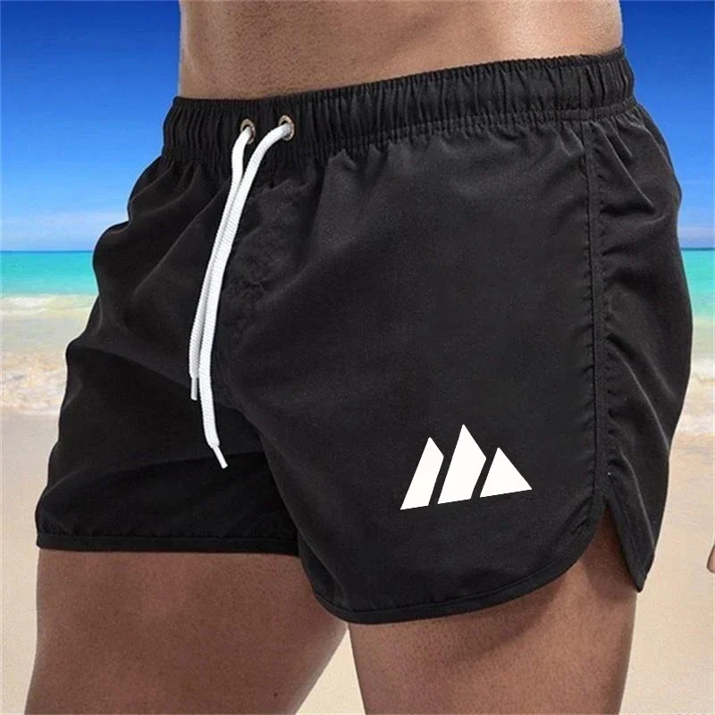 

European and American Trendy Men's Vacation and Leisure Essential Printed Beach Pants, Lightweight Quick Drying Shorts
