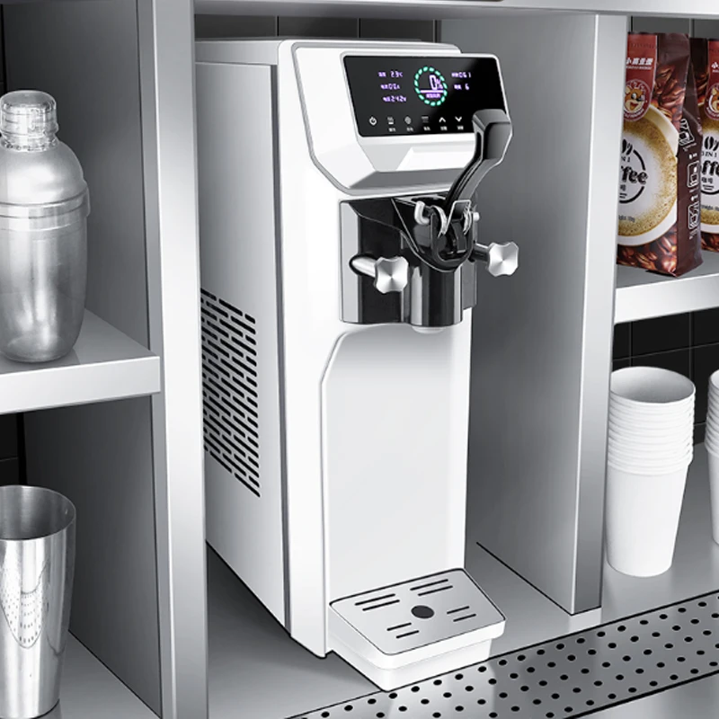 Soft Ice Cream Machine Commercial Small Desktop Milk Tea Shop Coffee 220v/110v By Air