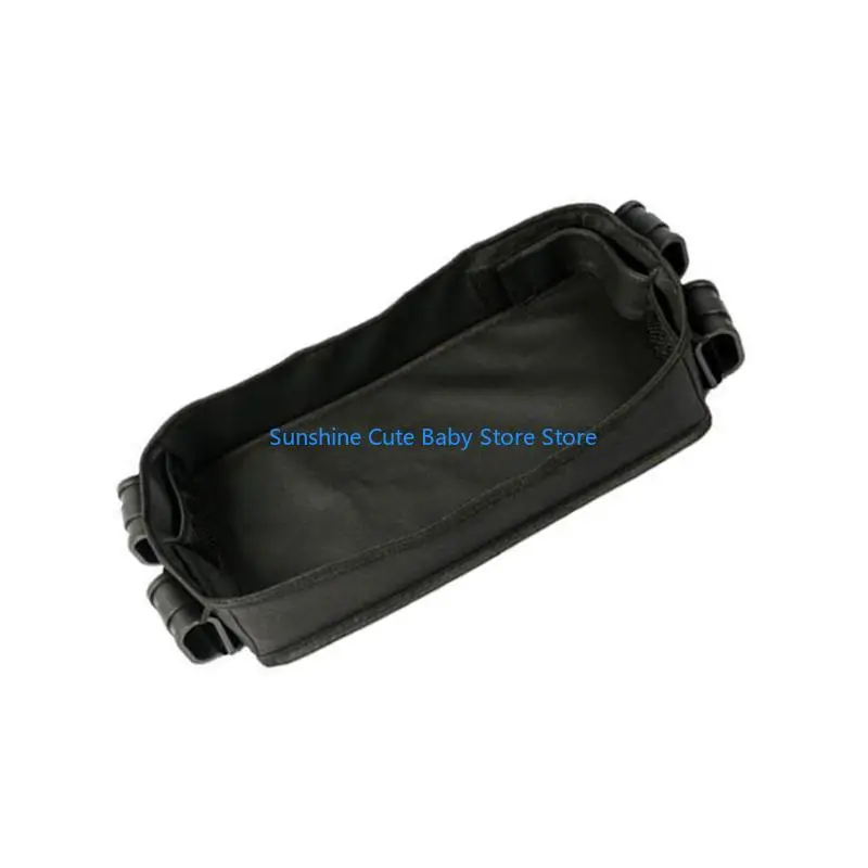 لوحة تخزين لعربات الأطفال للسفر C5AF مع حامل أكواب آمن وجيوب تخزين للمنظم الأساسي للأطفال