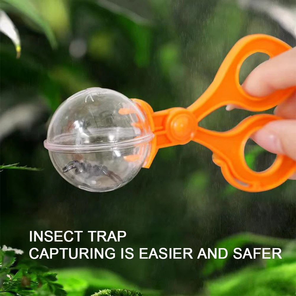 Magnifying Glass Small Outdoor Insect Box with Tweezers Insect Collection Kit for Boys Girls Nature Exploration