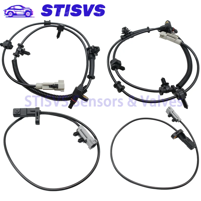 4PCS 56044144AB 56044146AA Front Rear Left Right ABS Wheel Speed Sensor For Jeep Commander Grand Cherokee 2005-2010 New