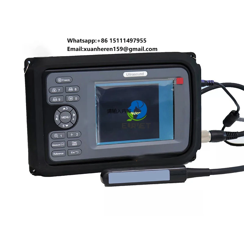 EUR VET Good Price Portable Digital Ultrasound Scanner Smart Veterinary Diagnostic Equipment for Equine Dog Cat Vet