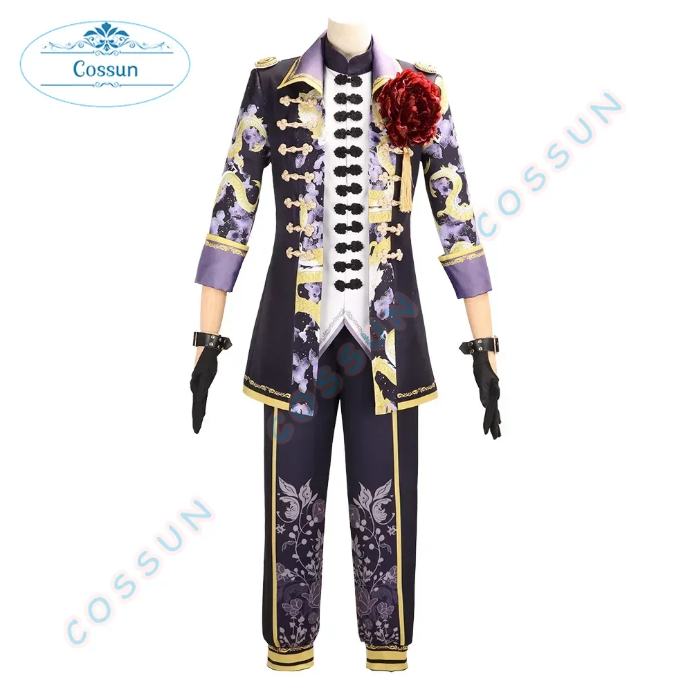 [Customized]Game IDOLiSH7 Zool Isumi Haruka Costume Halloween outfits Women Men Black White Duel Costume