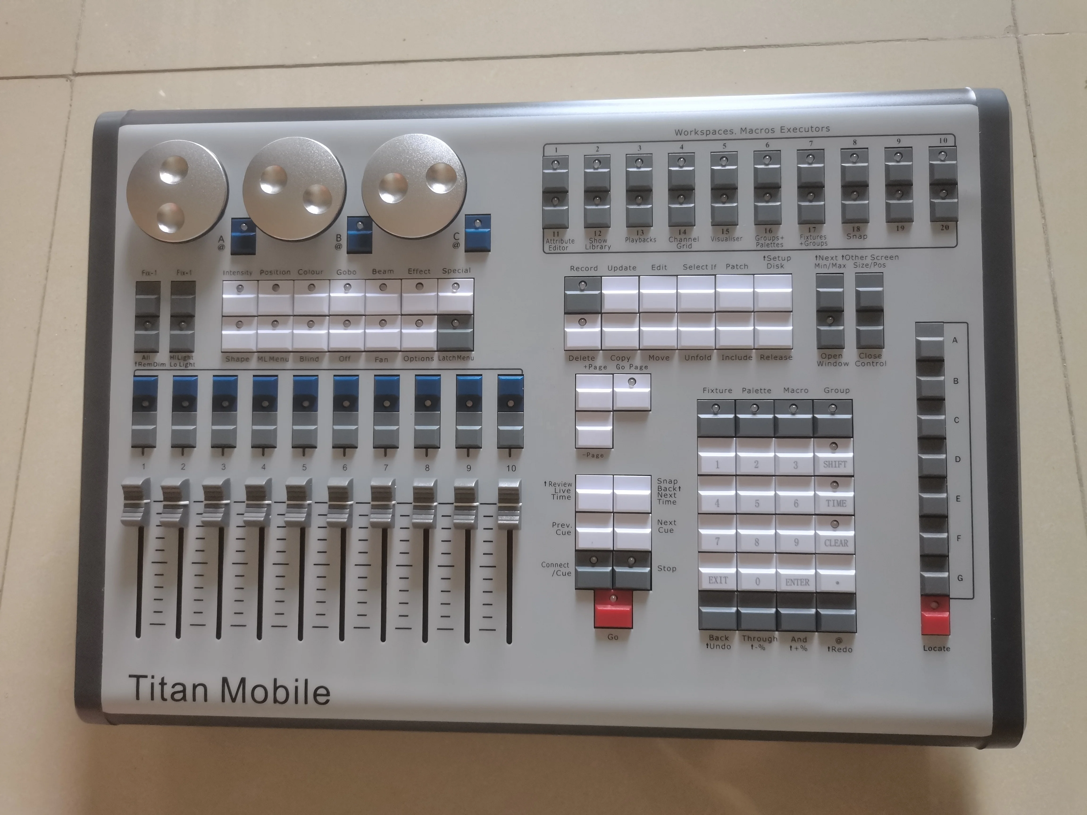 Stage Light Controller DMX 512 Light Console, Manual Switch 100-220V 2 Year Warranty Titan Mobile