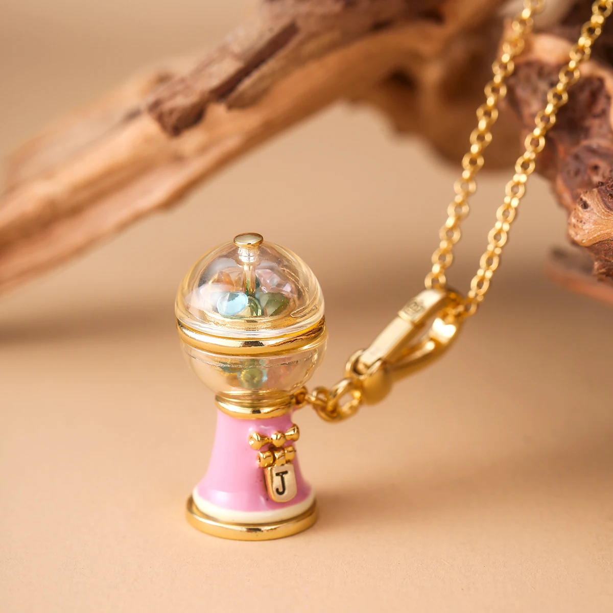 Fashion Sweet Crystal Candy Machine Pendant Necklace for Women Keychain Pendant Cool Romantic Party Jewelry Valentine\'s Day Gift