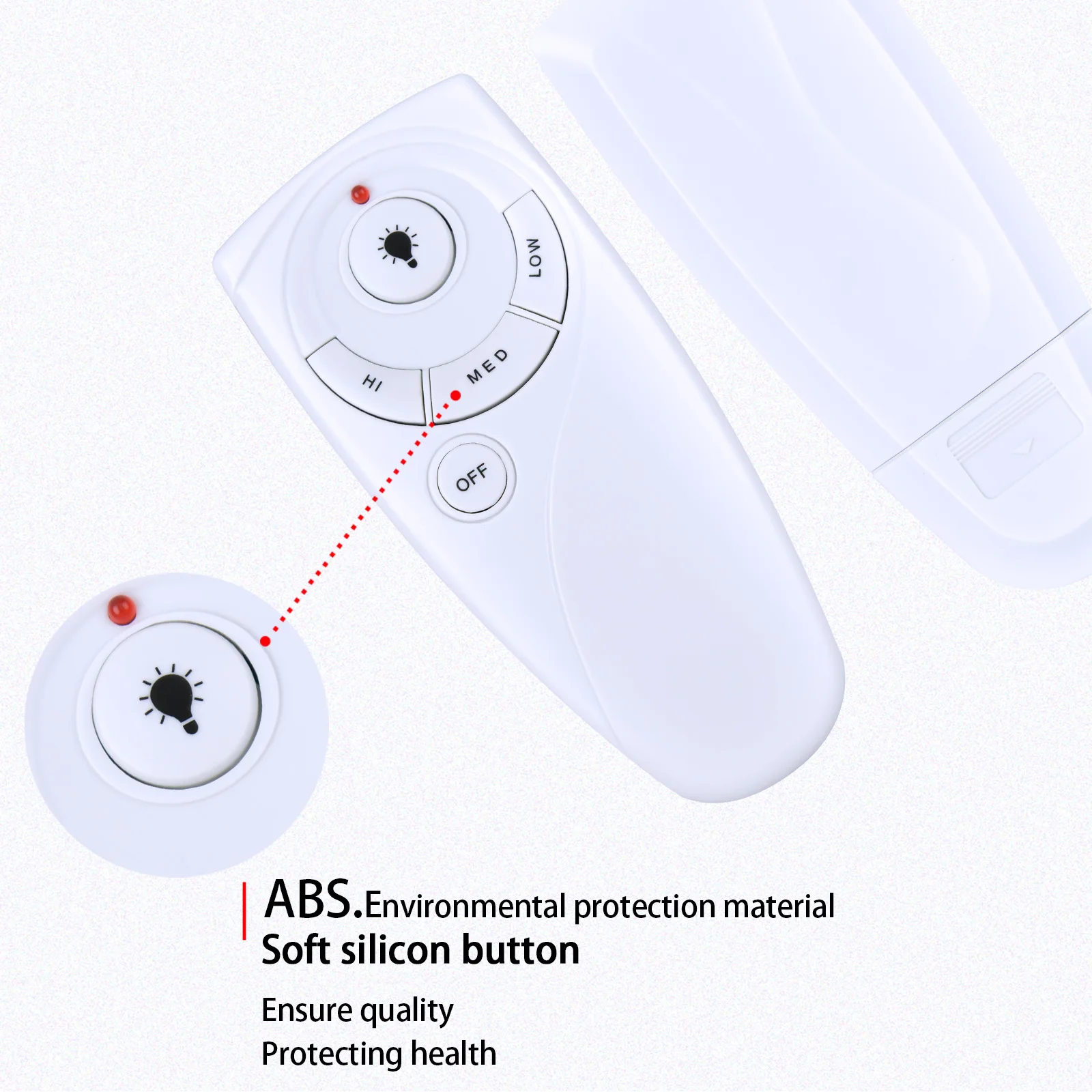 Nuovo telecomando UC7083T per ventilatore da soffitto Hampton Bay, controllo luci doppie, bianco con batteria