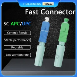 Single-Mode Optical Connector SC APC SM  FTTH Tool Cold Connector Tool SC UPC Fiber Optic Fast Connector