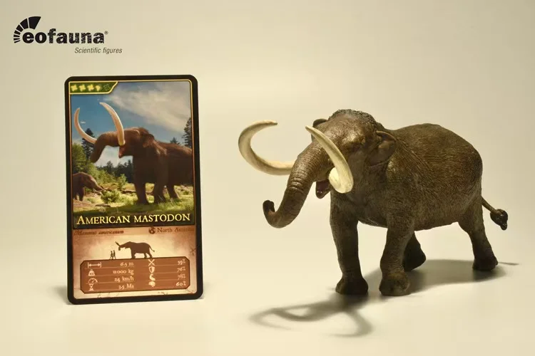 جديد Eofauna Mastodon Ankylosaurus Mammut Mammonteus M. كولومبي لعبة على شكل فيل تمثال نموذج