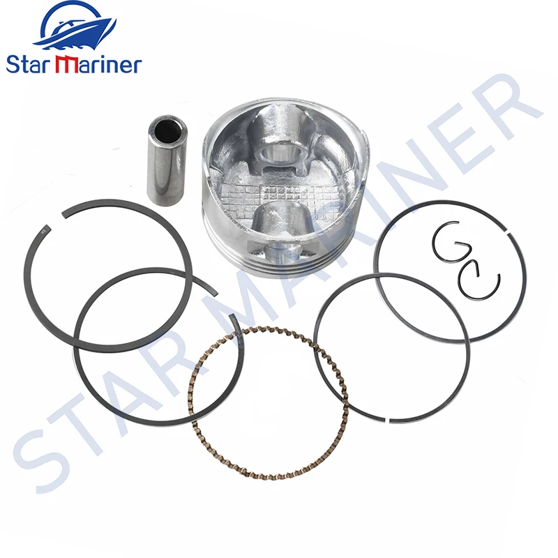 

Piston (Std) Set 6AH-11631-00-00 for YAMAHA 4 Stroke Boat Engine F20 6AH-11631-00 6AH-11631 Pinton Ring 6AH-11603-00 63MM