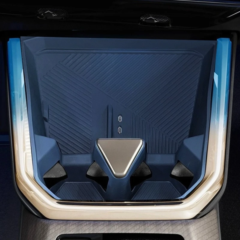 

For BMW X3 G45 2025-26 Silicone Car Cup Pad Central Control Wireless Charging Protection Pad Water Coaster Interior Accessories