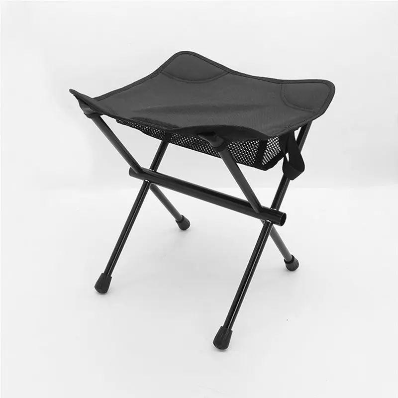 

Taburete plegable portátil ultraligero para acampar al aire libre, pescar y esperar en fila, color verde